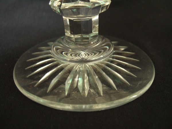 Verre à vin blanc ou à porto en cristal de Baccarat, époque XIXe - 10cm
