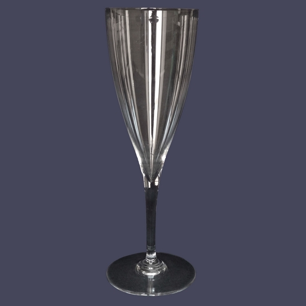 Verre à vin blanc en cristal de Baccarat, modèle Dom Perignon - 18,6cm - signé