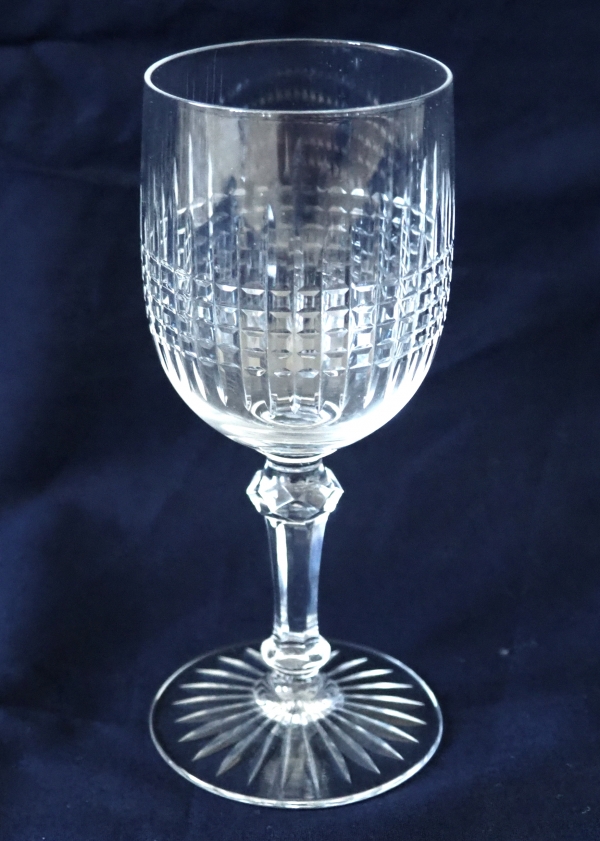 Baccarat crystal port glass / wine glass, Dombasle pattern - 11.8cm