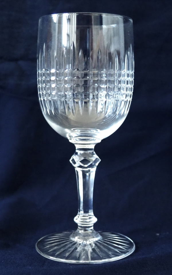 Baccarat crystal port glass / wine glass, Dombasle pattern - 11.8cm