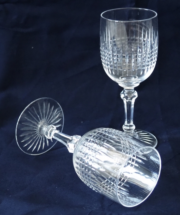 Baccarat crystal port glass / wine glass, Dombasle pattern - 11.8cm