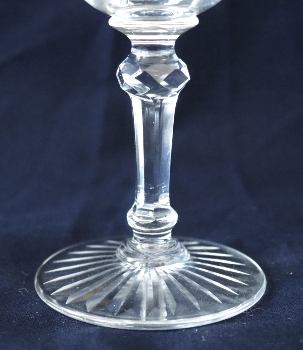 Baccarat crystal water glass, Dombasle pattern - 17.1cm