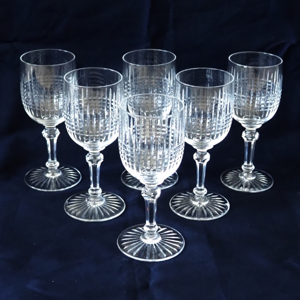 Baccarat crystal water glass, Dombasle pattern - 17.1cm