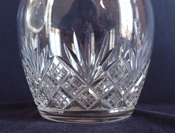 Baccarat crystal water pitcher, Douai pattern