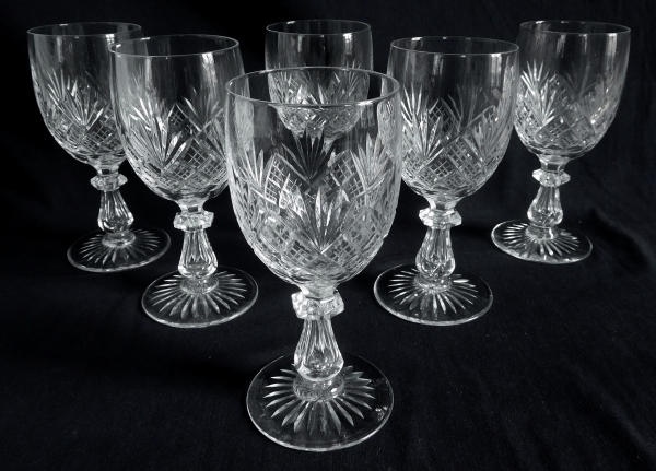 Baccarat crystal wine glass / port glass, Douai pattern sophisticated variant - 11.5cm