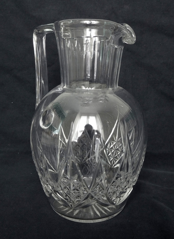 Baccarat crystal water pitcher, Epron pattern