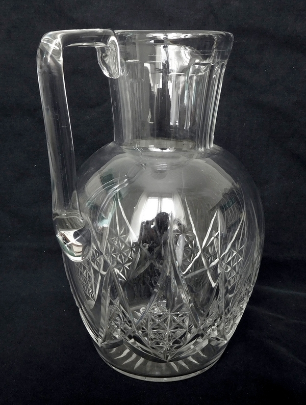 Pichet / broc / carafe à eau en cristal de Baccarat, modèle Epron