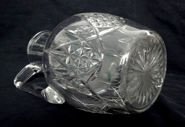 Baccarat crystal water pitcher, Epron pattern