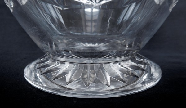 Baccarat crystal wine decanter, Epron pattern - 36cm