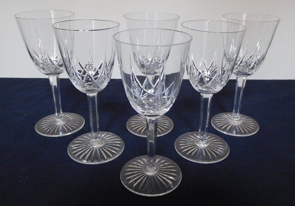 Baccarat crystal wine glass, Epron pattern - 13,5cm