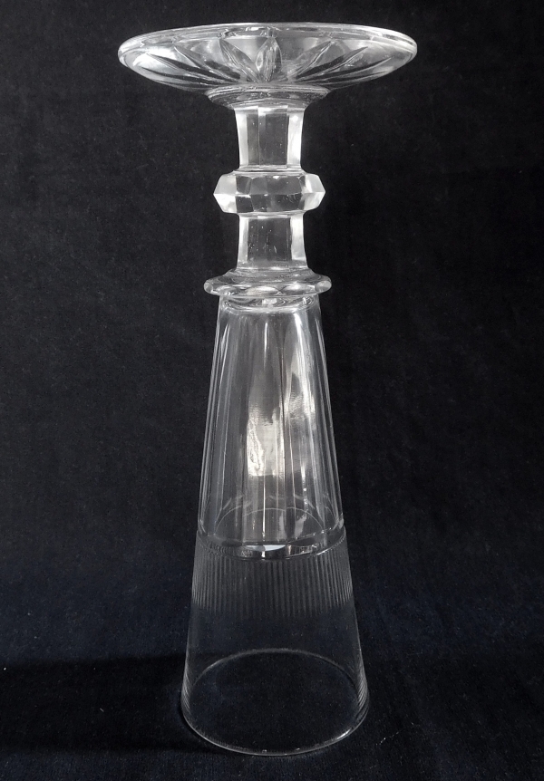 Baccarat crystal champagne flute, circa 1850