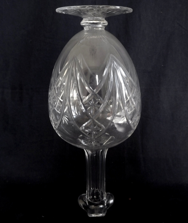 Baccarat crystal wine decanter, 9232 shape and 9255 pattern, late 19th century - 32cm