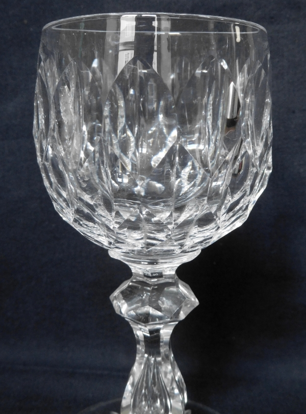 Baccarat crystal hock glass, GG pattern