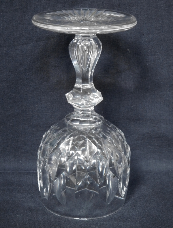 Baccarat crystal hock glass, GG pattern