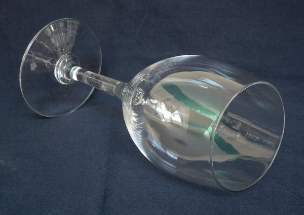 Baccarat crystal port glass, Haut-Brion pattern - signed - 11,5cm