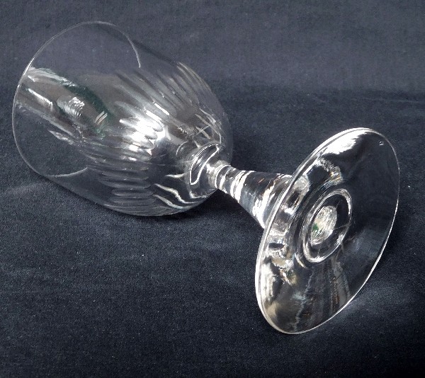 Verre à vin ou porto en cristal de Baccarat, modèle Jeux d'Orgues - 9,8cm