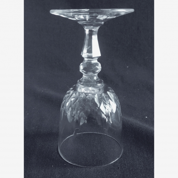 Baccarat crystal wine glass / port glass, Jeux d'Orgues de Biseaux pattern, 55 shape - 10.5cm