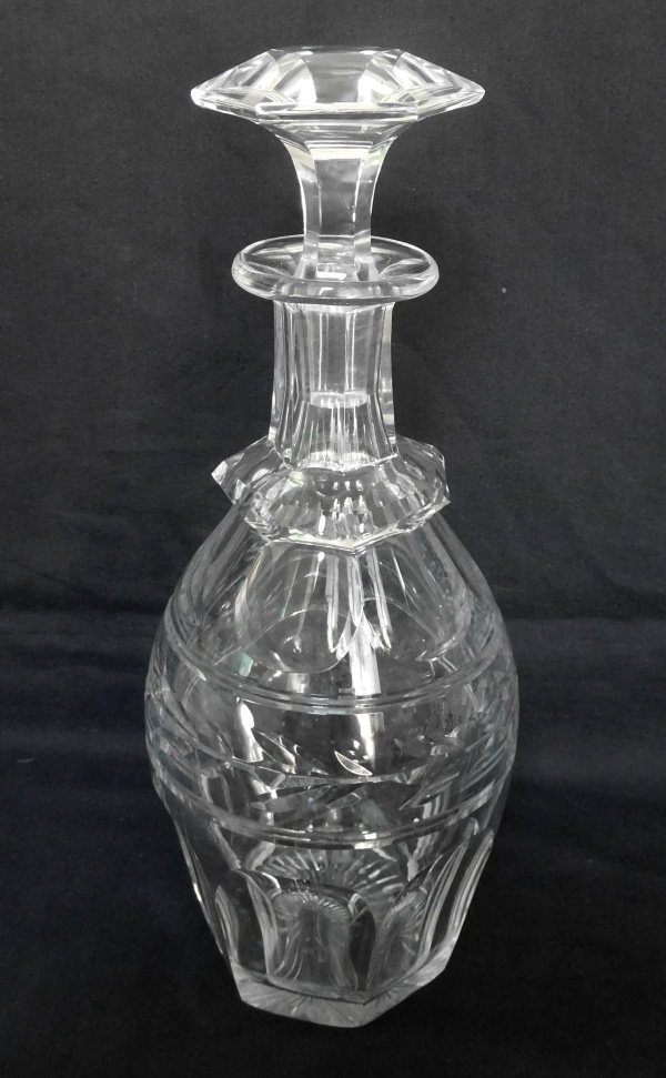 Baccarat crystal wine decanter / bottle, Jonzac pattern - 27.8cm