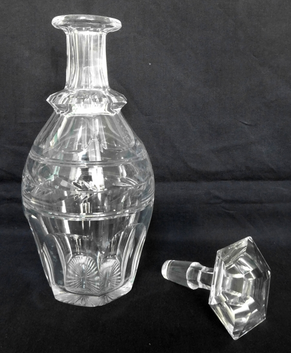 Baccarat crystal wine decanter / bottle, Jonzac pattern - 27.8cm