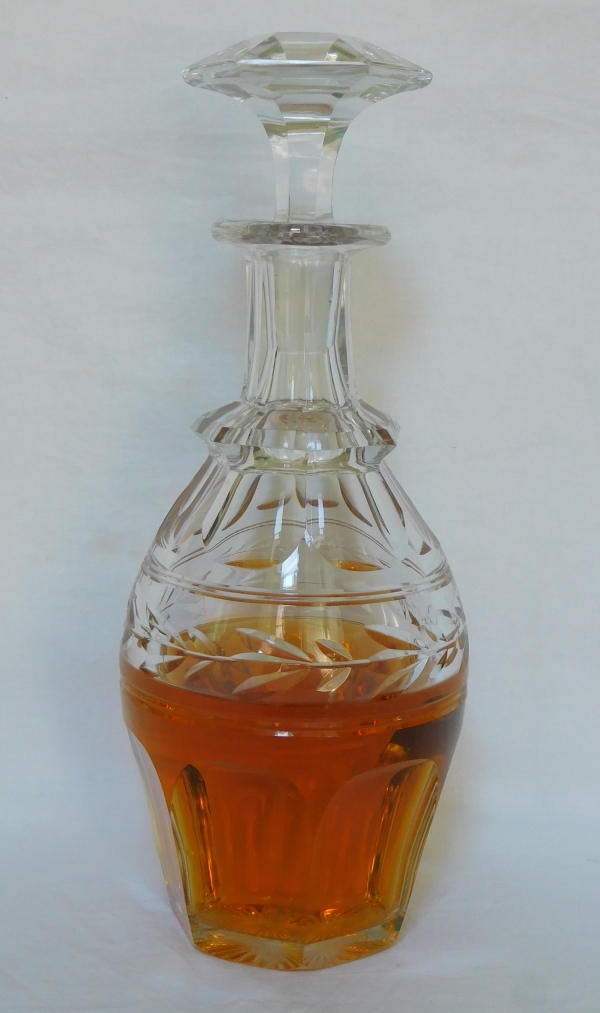 Baccarat crystal wine decanter / bottle, Jonzac pattern - 27.8cm