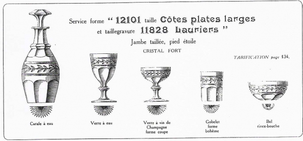 Carafe à vin en cristal de Baccarat, modèle Jonzac - 27,8cm