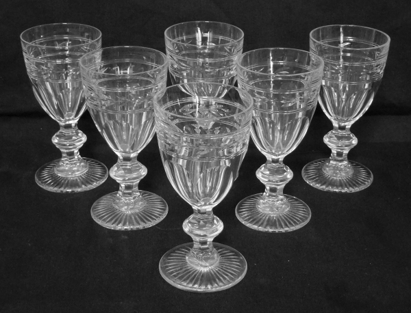 Baccarat crystal port glass, Jonzac pattern - 10cm