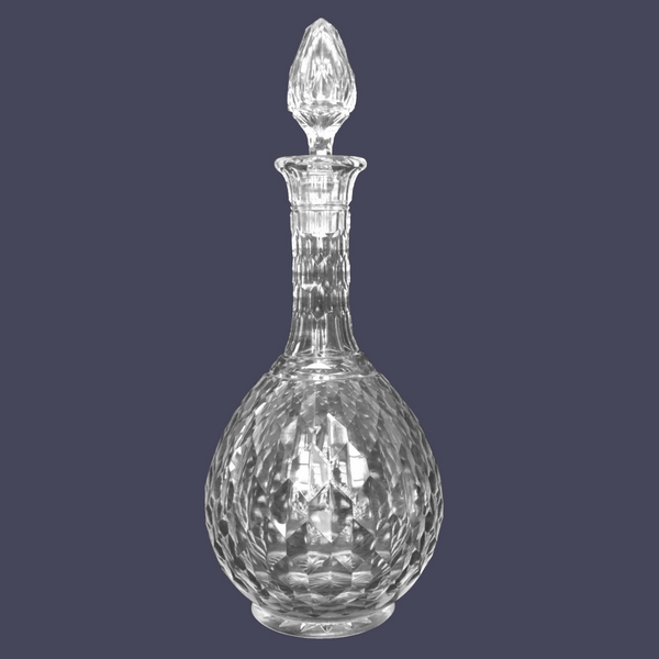 Carafe en cristal de Baccarat, modèle Juvisy (service officiel de l'Elysée)