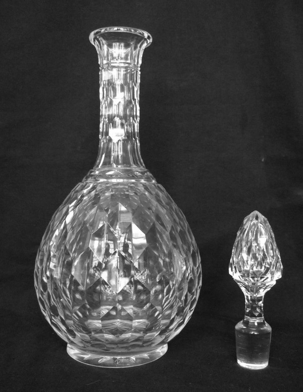 Carafe en cristal de Baccarat, modèle Juvisy (service officiel de l'Elysée)