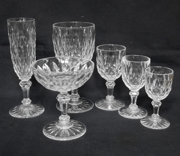 Baccarat crystal champagne glass, Juvisy pattern