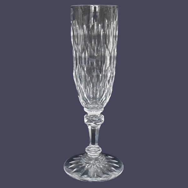 Baccarat crystal champagne flute, Juvisy pattern
