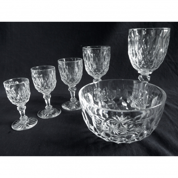 Baccarat crystal white bowl, Juvisy pattern