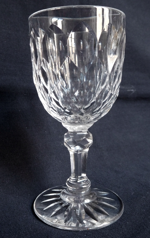 Baccarat crystal wine glass, Juvisy pattern - 12cm