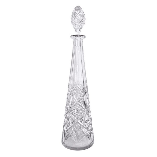 Baccarat crystal wine decanter, Lagny pattern