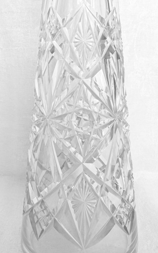 Baccarat crystal wine decanter, Lagny pattern