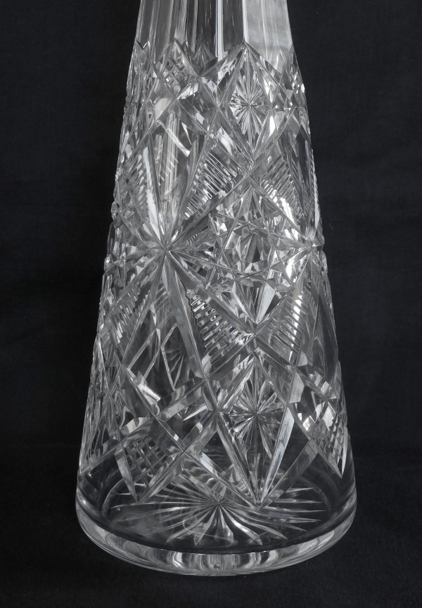 Carafe à liqueur en cristal de Baccarat, modèle Lagny