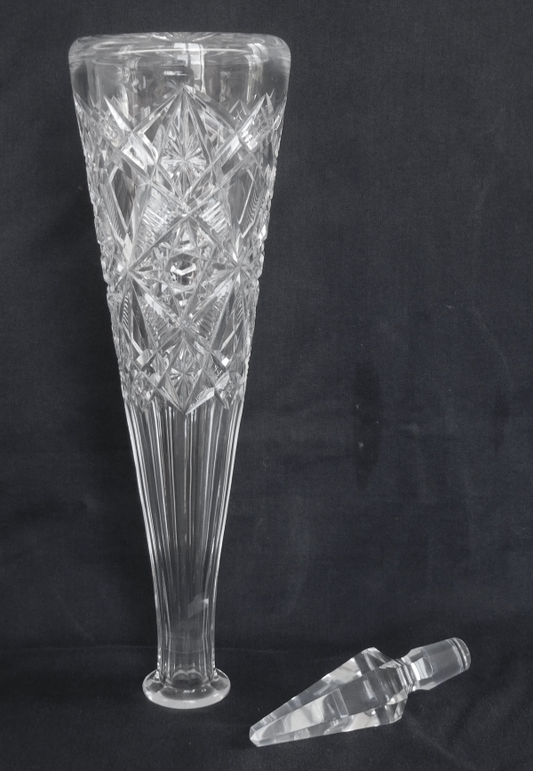 Carafe à liqueur en cristal de Baccarat, modèle Lagny