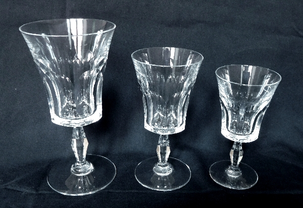 Verre à eau en cristal de Baccarat, modèle Lauzun - 17,4cm - signé