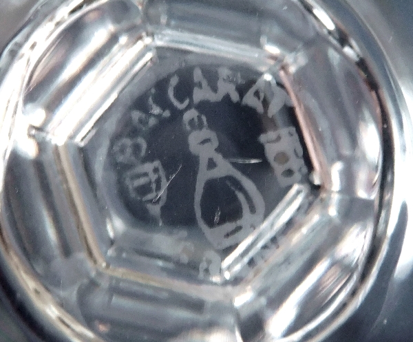 Verre à eau en cristal de Baccarat, modèle Lauzun - 17,4cm - signé