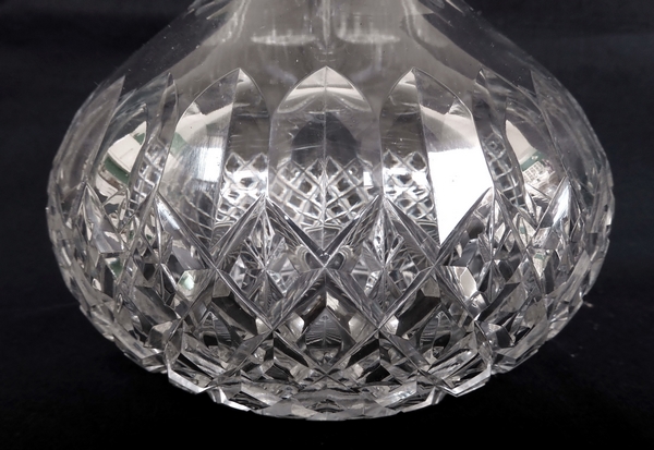 Baccarat crystal water bottle, Libourne pattern (GG pattern) - 30.5cm