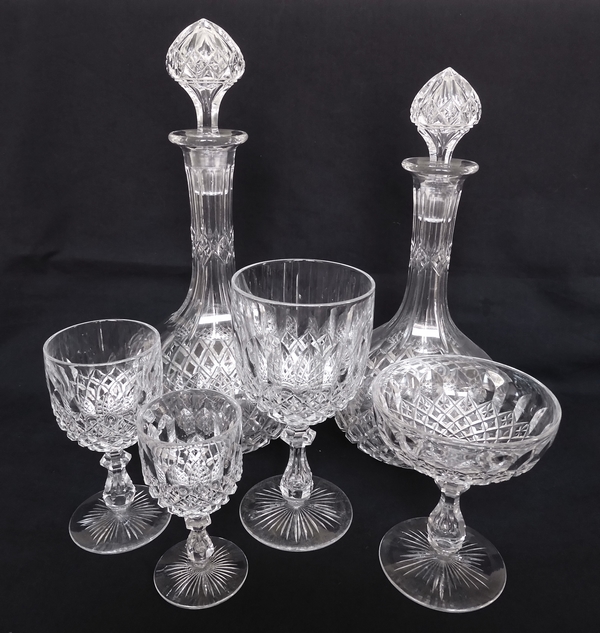 Carafe à vin en cristal de Baccarat, modèle Libourne (modèle GG) - 27,5cm
