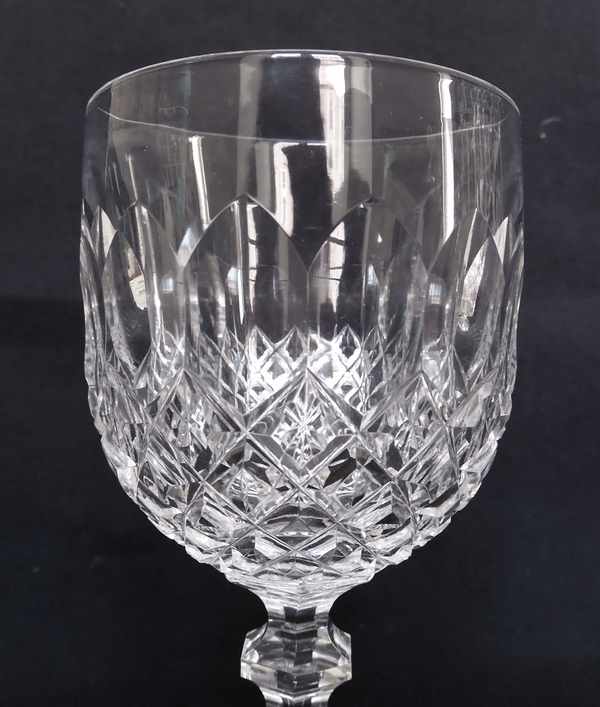 Baccarat crystal wine glass, Libourne pattern (GG pattern) - 12.5cm