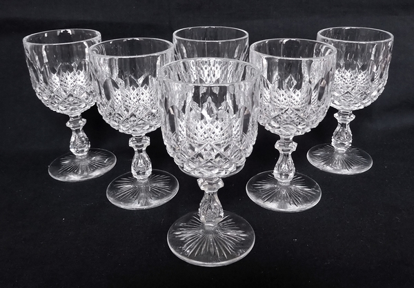 Baccarat crystal port / wine glass, Libourne pattern (GG pattern) - 10.5cm