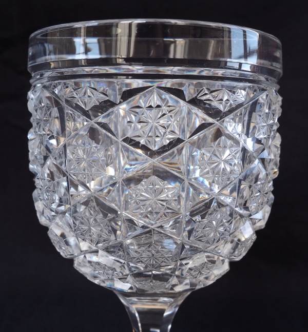 Verre à vin de madère en cristal de Baccarat, modèle Lorient pied étoile - 10,5cm