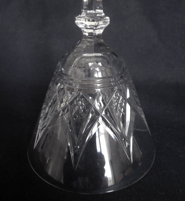 Verre à vin en cristal de Baccarat, modèle Louvois - 15cm - signé