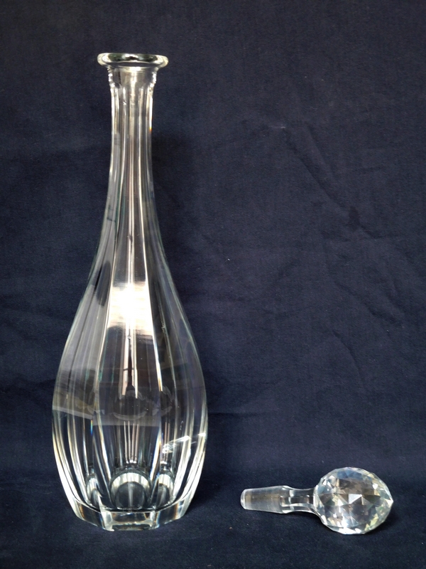 Baccarat crystal wine decanter, Malmaison pattern