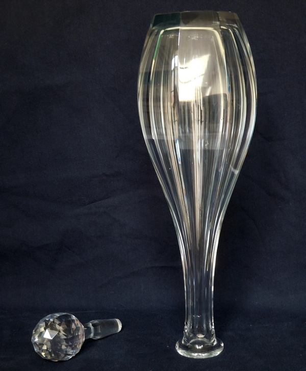 Baccarat crystal wine decanter, Malmaison pattern