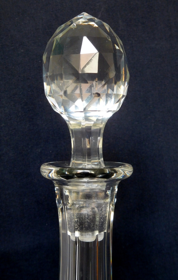 Baccarat crystal wine decanter, Malmaison pattern