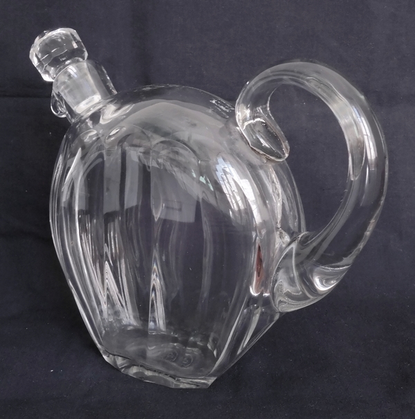 Baccarat crystal whisky / brandy decanter, Malmaison pattern - signed