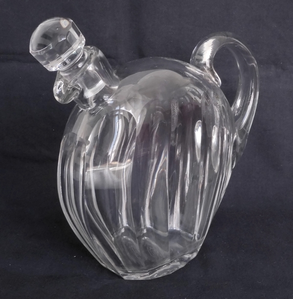 Baccarat crystal whisky / brandy decanter, Malmaison pattern - signed