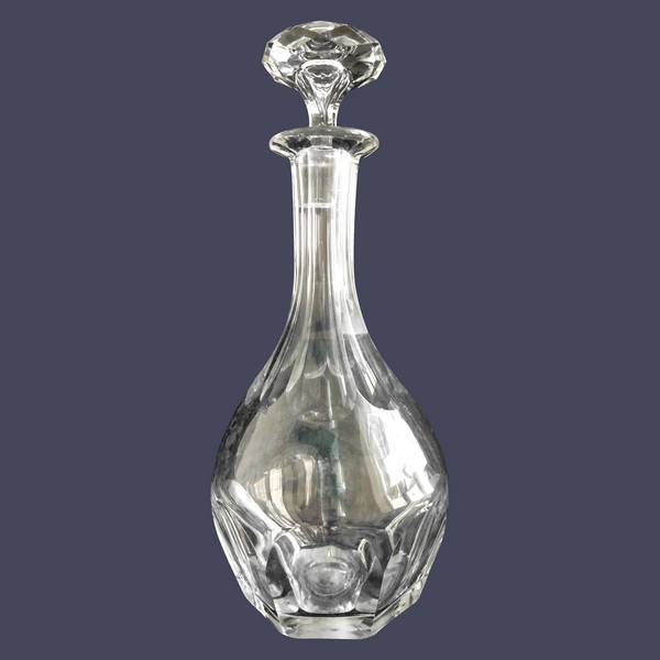 Baccarat crystal wine decanter, Malmaison pattern